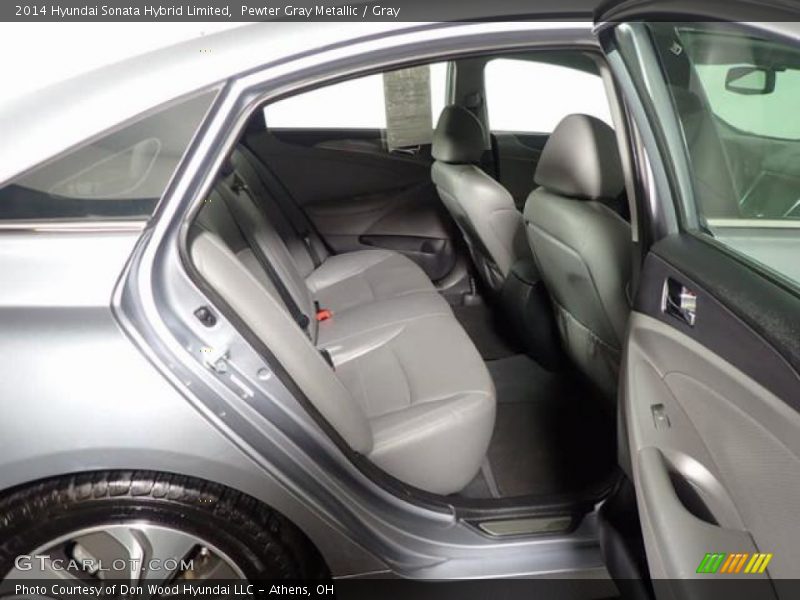 Pewter Gray Metallic / Gray 2014 Hyundai Sonata Hybrid Limited