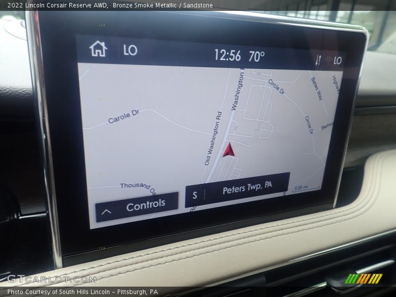 Navigation of 2022 Corsair Reserve AWD