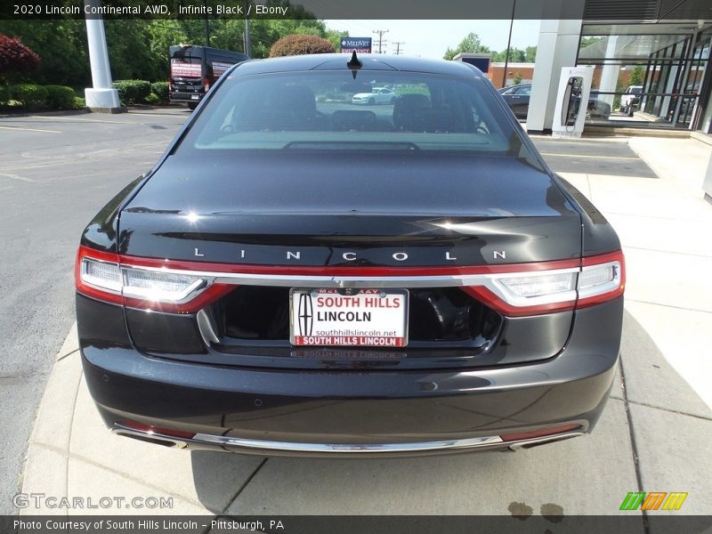 Infinite Black / Ebony 2020 Lincoln Continental AWD