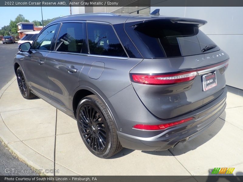 Asher Gray Metallic / Ebony 2022 Lincoln Corsair Reserve AWD