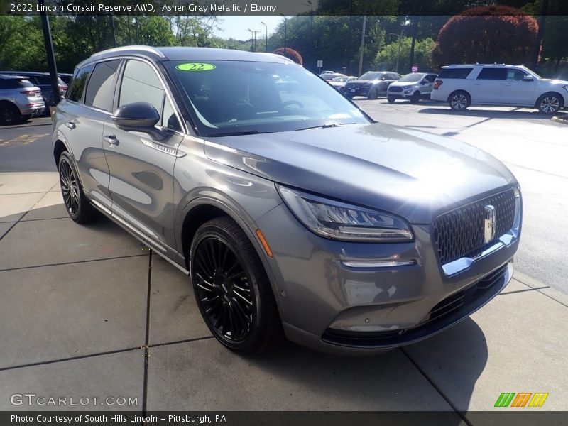 Asher Gray Metallic / Ebony 2022 Lincoln Corsair Reserve AWD