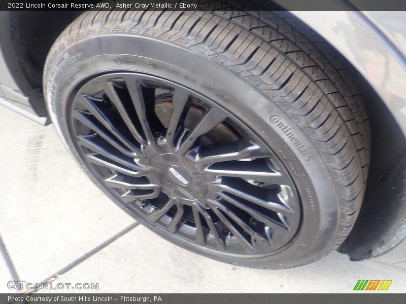 Asher Gray Metallic / Ebony 2022 Lincoln Corsair Reserve AWD
