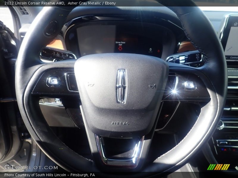 Asher Gray Metallic / Ebony 2022 Lincoln Corsair Reserve AWD