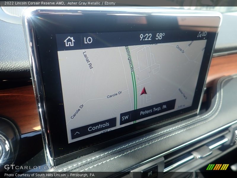 Asher Gray Metallic / Ebony 2022 Lincoln Corsair Reserve AWD