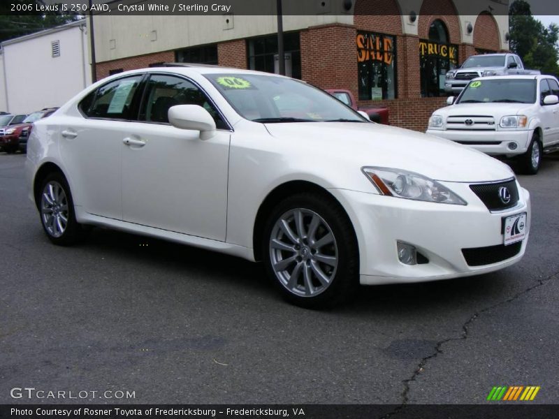 Crystal White / Sterling Gray 2006 Lexus IS 250 AWD