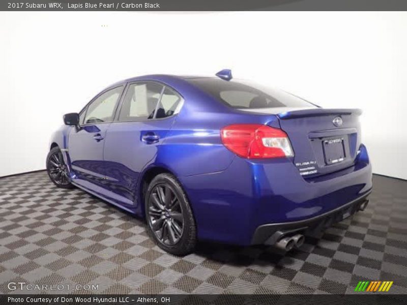 Lapis Blue Pearl / Carbon Black 2017 Subaru WRX