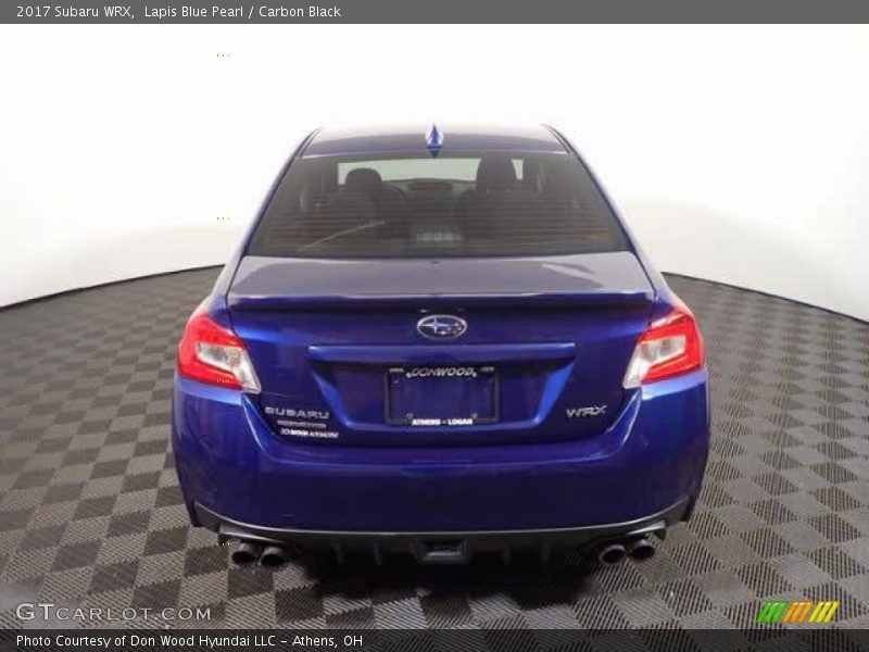 Lapis Blue Pearl / Carbon Black 2017 Subaru WRX