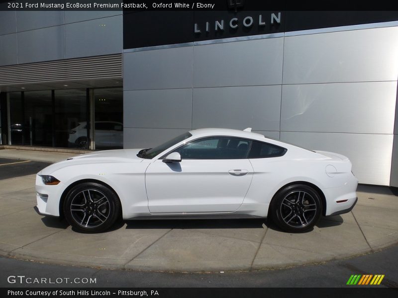  2021 Mustang EcoBoost Premium Fastback Oxford White