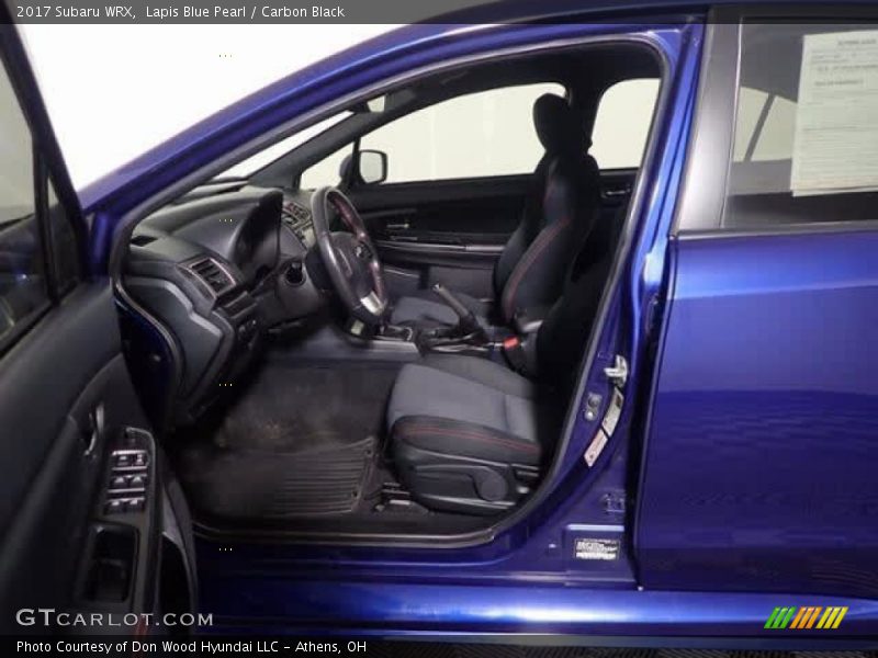 Lapis Blue Pearl / Carbon Black 2017 Subaru WRX
