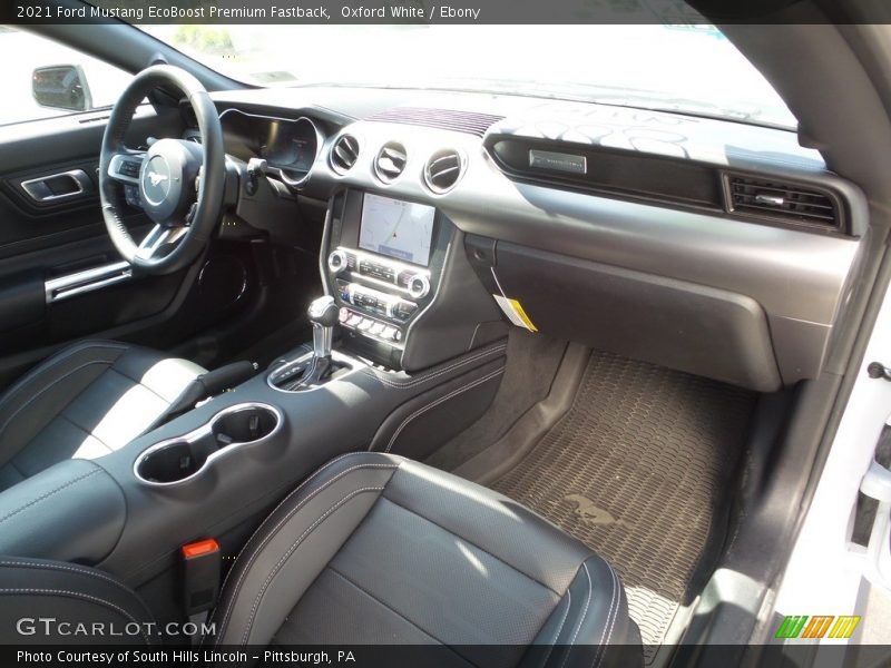Oxford White / Ebony 2021 Ford Mustang EcoBoost Premium Fastback