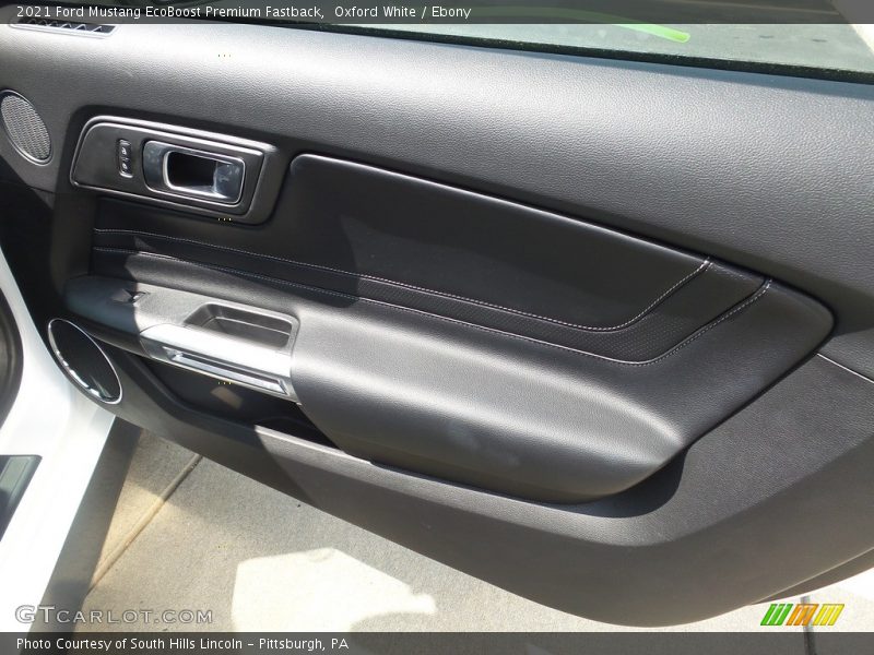 Oxford White / Ebony 2021 Ford Mustang EcoBoost Premium Fastback