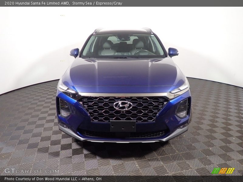 Stormy Sea / Espresso/Gray 2020 Hyundai Santa Fe Limited AWD