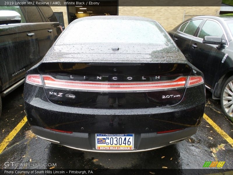 Infinite Black / Ebony 2019 Lincoln MKZ Reserve I AWD