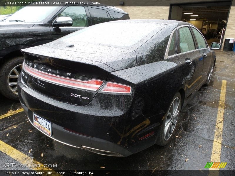 Infinite Black / Ebony 2019 Lincoln MKZ Reserve I AWD