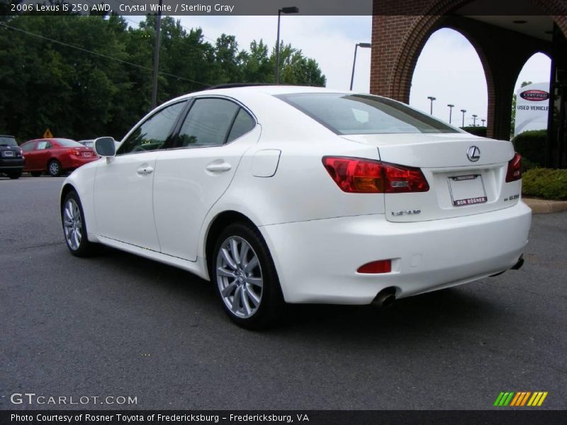 Crystal White / Sterling Gray 2006 Lexus IS 250 AWD