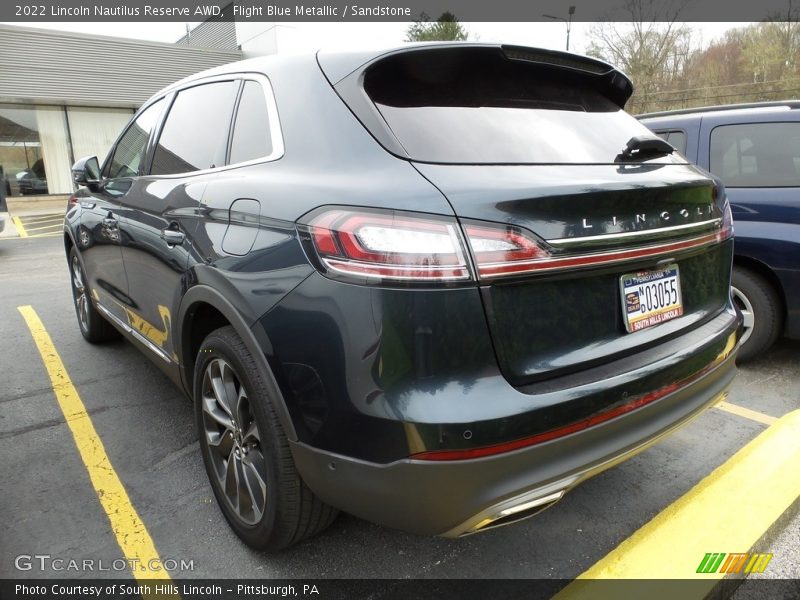 Flight Blue Metallic / Sandstone 2022 Lincoln Nautilus Reserve AWD