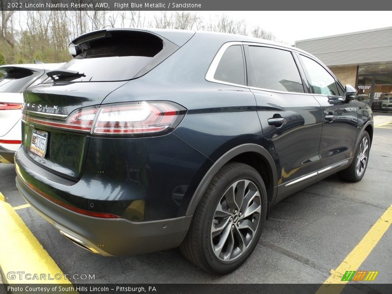 Flight Blue Metallic / Sandstone 2022 Lincoln Nautilus Reserve AWD