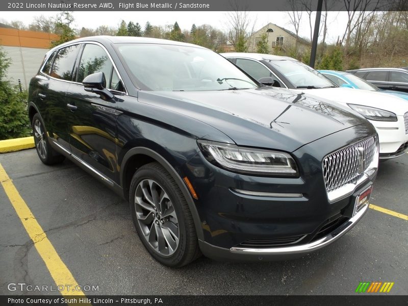 Flight Blue Metallic / Sandstone 2022 Lincoln Nautilus Reserve AWD