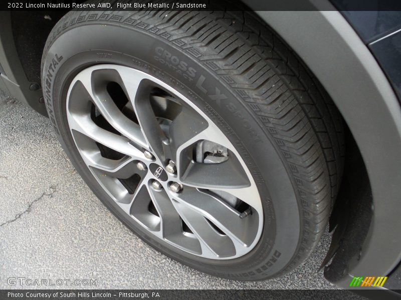 Flight Blue Metallic / Sandstone 2022 Lincoln Nautilus Reserve AWD