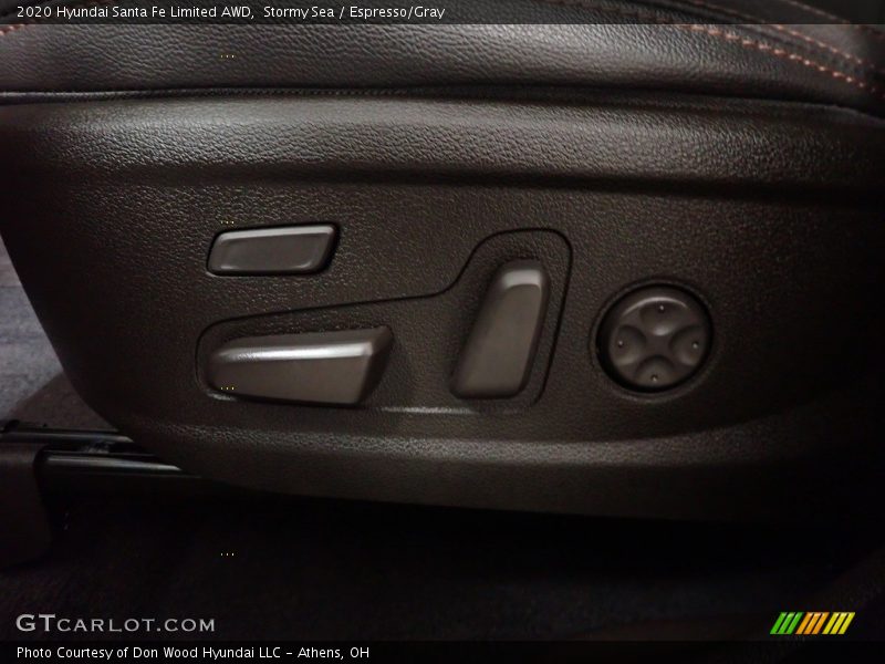 Stormy Sea / Espresso/Gray 2020 Hyundai Santa Fe Limited AWD
