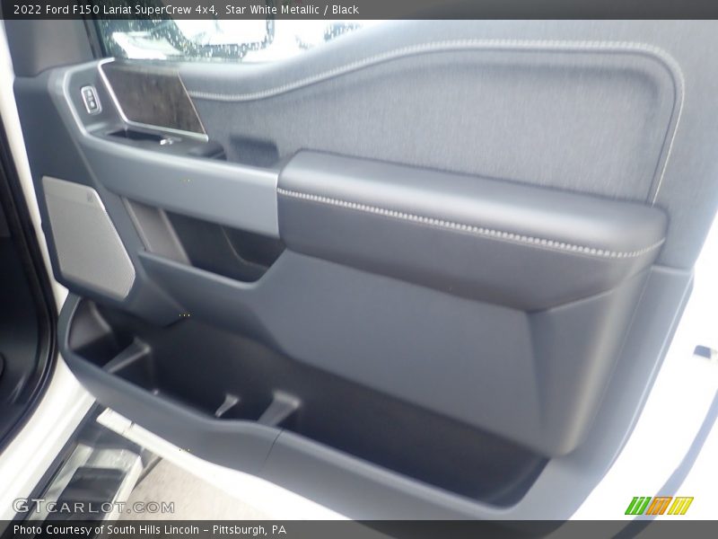 Star White Metallic / Black 2022 Ford F150 Lariat SuperCrew 4x4