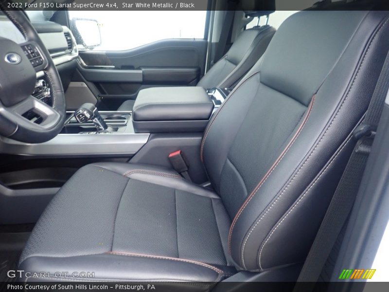 Front Seat of 2022 F150 Lariat SuperCrew 4x4