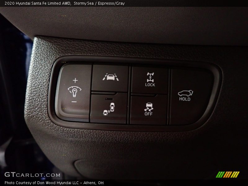 Stormy Sea / Espresso/Gray 2020 Hyundai Santa Fe Limited AWD