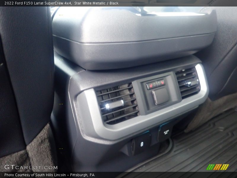 Star White Metallic / Black 2022 Ford F150 Lariat SuperCrew 4x4