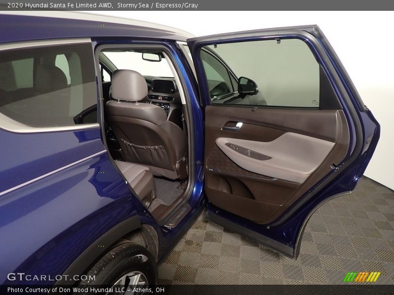 Stormy Sea / Espresso/Gray 2020 Hyundai Santa Fe Limited AWD