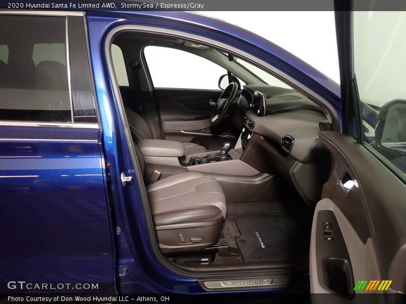 Stormy Sea / Espresso/Gray 2020 Hyundai Santa Fe Limited AWD