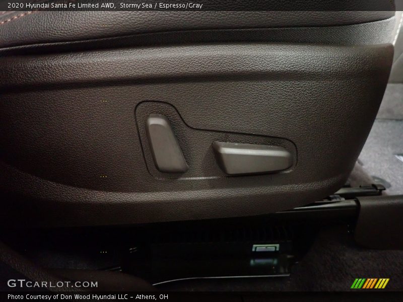 Stormy Sea / Espresso/Gray 2020 Hyundai Santa Fe Limited AWD