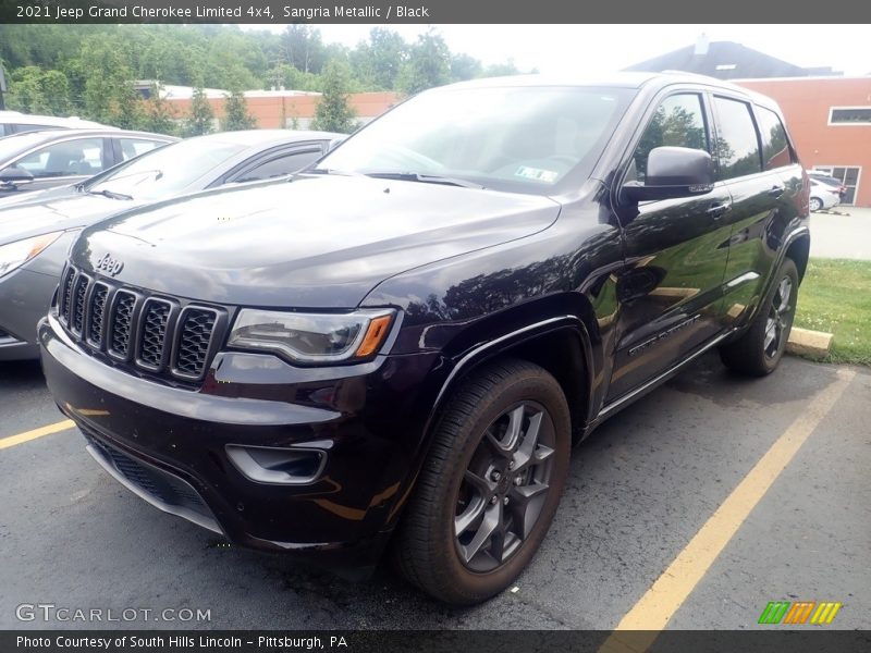 Sangria Metallic / Black 2021 Jeep Grand Cherokee Limited 4x4