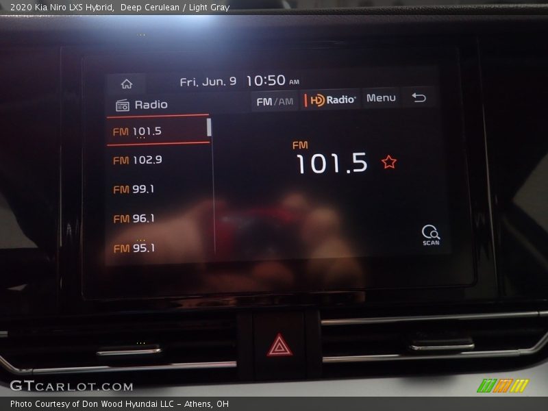 Deep Cerulean / Light Gray 2020 Kia Niro LXS Hybrid