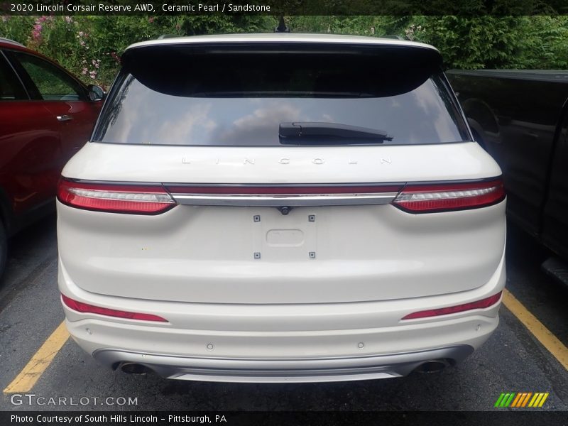 Ceramic Pearl / Sandstone 2020 Lincoln Corsair Reserve AWD