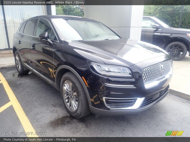 Infinite Black / Ebony 2020 Lincoln Nautilus Reserve AWD