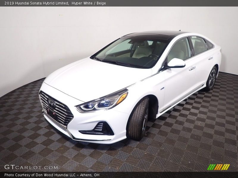 Hyper White / Beige 2019 Hyundai Sonata Hybrid Limited