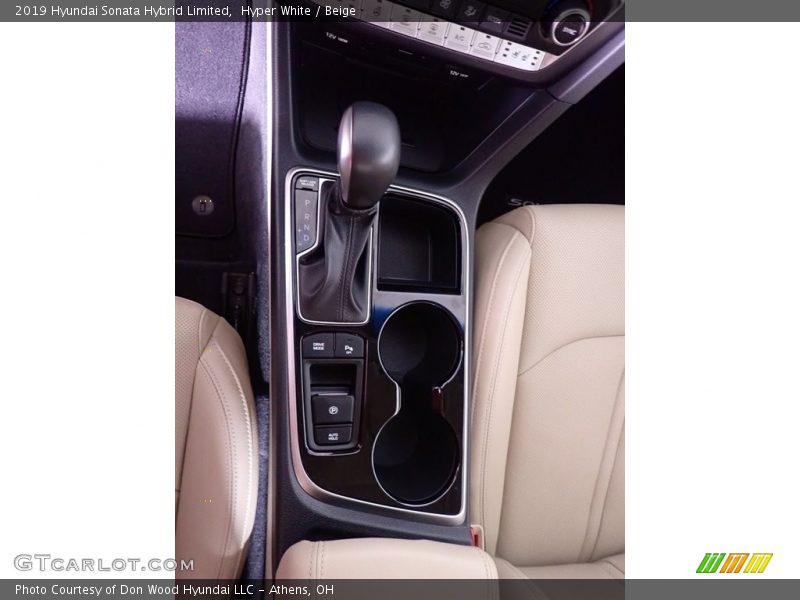  2019 Sonata Hybrid Limited 6 Speed Automatic Shifter