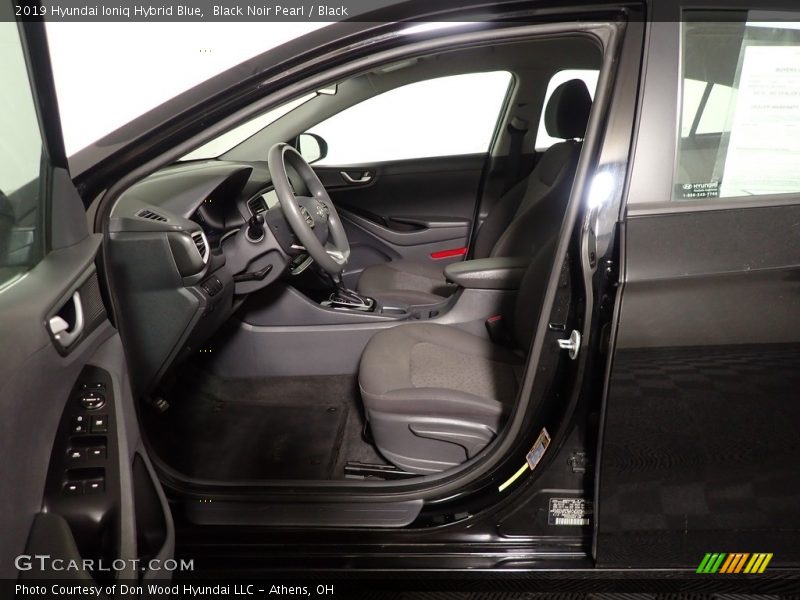 Black Noir Pearl / Black 2019 Hyundai Ioniq Hybrid Blue