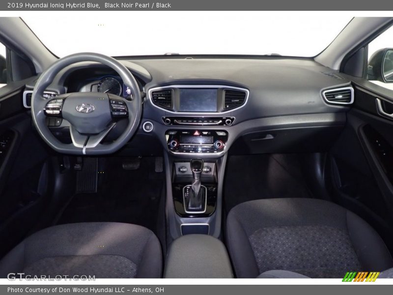 Black Noir Pearl / Black 2019 Hyundai Ioniq Hybrid Blue