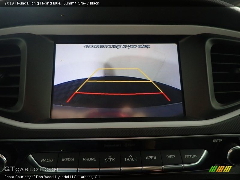 Summit Gray / Black 2019 Hyundai Ioniq Hybrid Blue