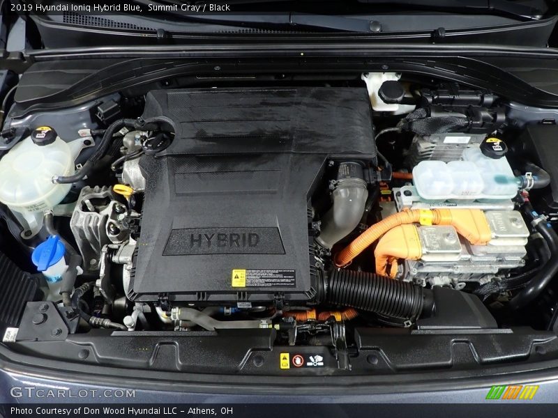  2019 Ioniq Hybrid Blue Engine - 1.6 Liter DOHC 16-Valve D-CVVT 4 Cylinder Gasoline/Electric Hybrid