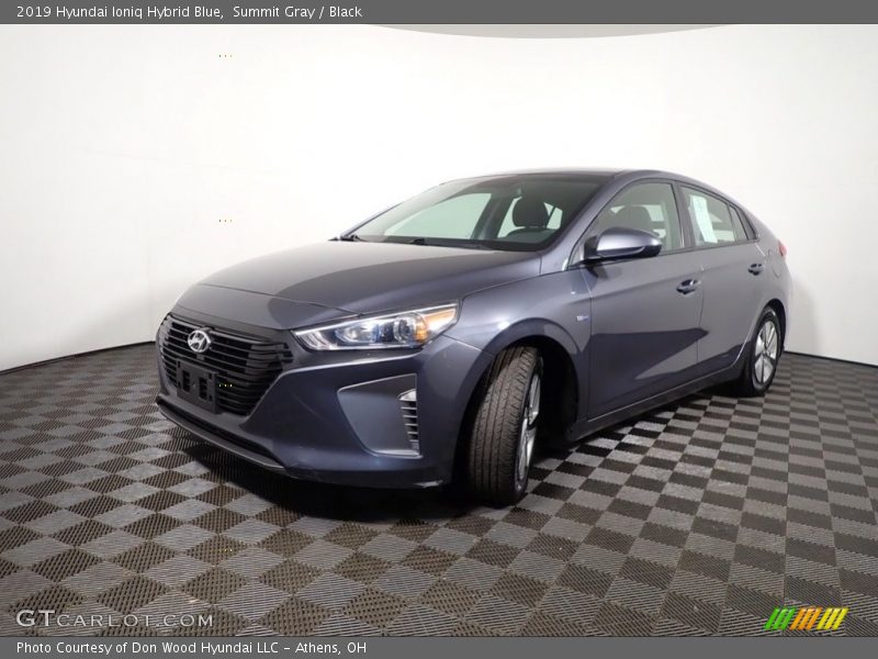 Summit Gray / Black 2019 Hyundai Ioniq Hybrid Blue