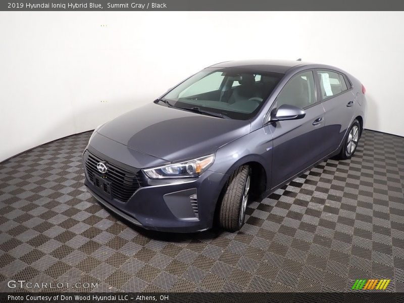 Summit Gray / Black 2019 Hyundai Ioniq Hybrid Blue