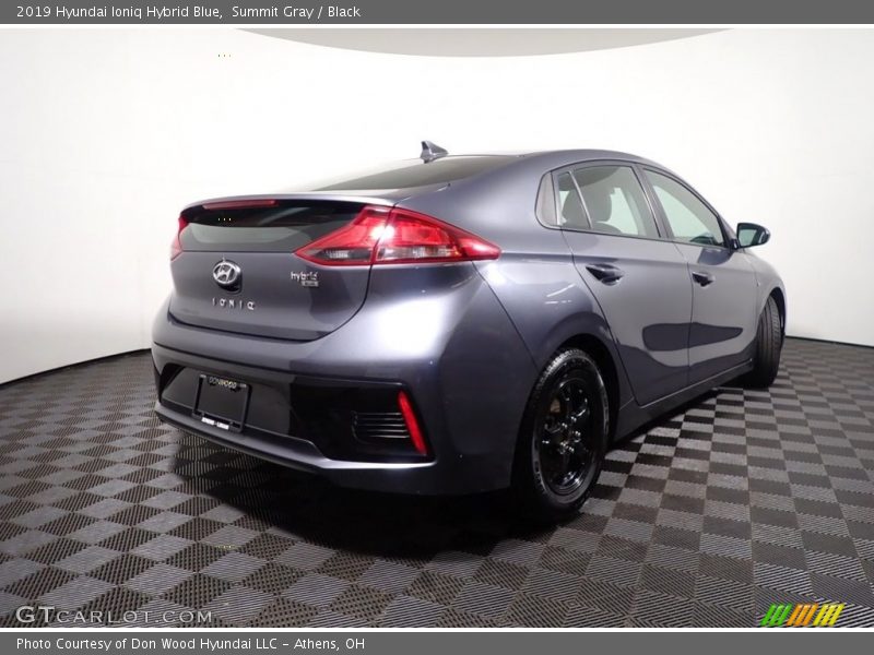Summit Gray / Black 2019 Hyundai Ioniq Hybrid Blue