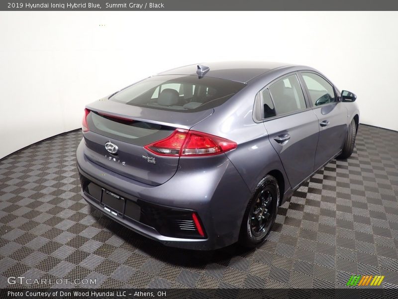 Summit Gray / Black 2019 Hyundai Ioniq Hybrid Blue