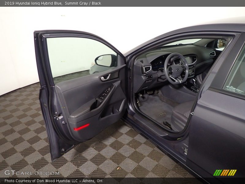 Summit Gray / Black 2019 Hyundai Ioniq Hybrid Blue