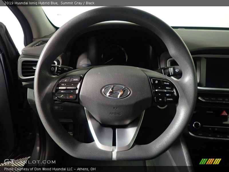 2019 Ioniq Hybrid Blue Steering Wheel