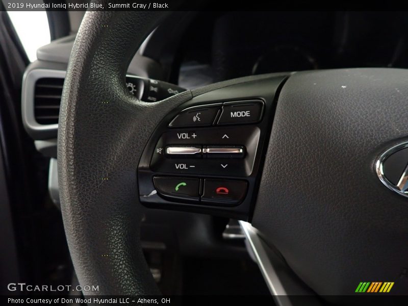  2019 Ioniq Hybrid Blue Steering Wheel