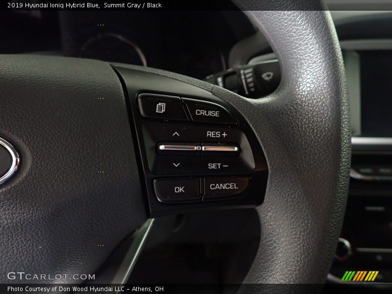  2019 Ioniq Hybrid Blue Steering Wheel