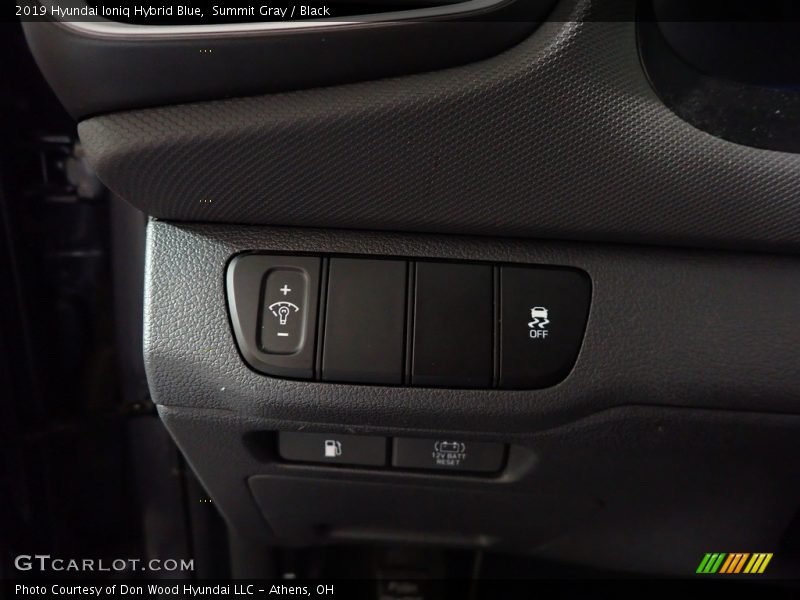 Summit Gray / Black 2019 Hyundai Ioniq Hybrid Blue
